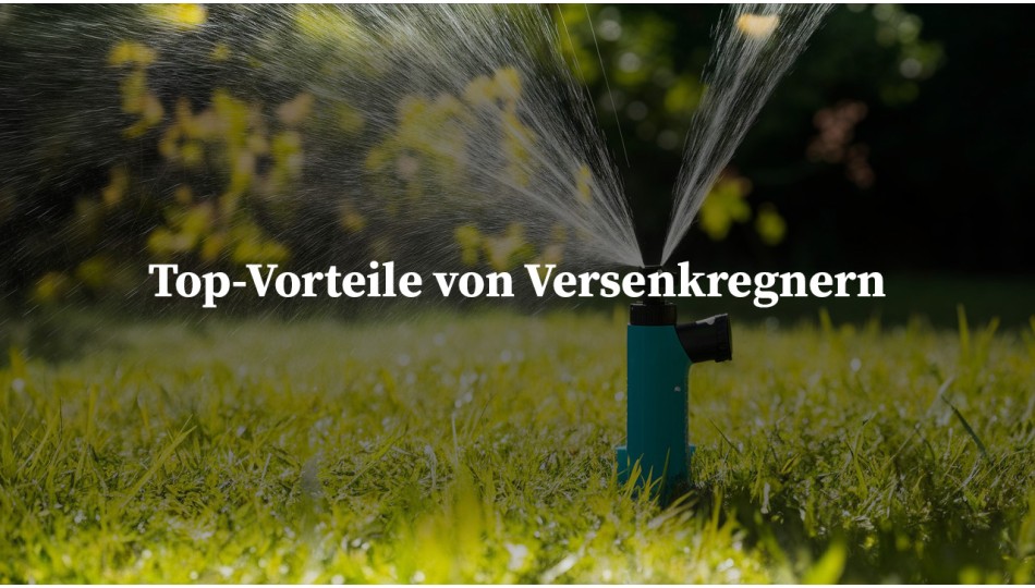 Top-Vorteile von Versenkregnern in Ihrem Garten 